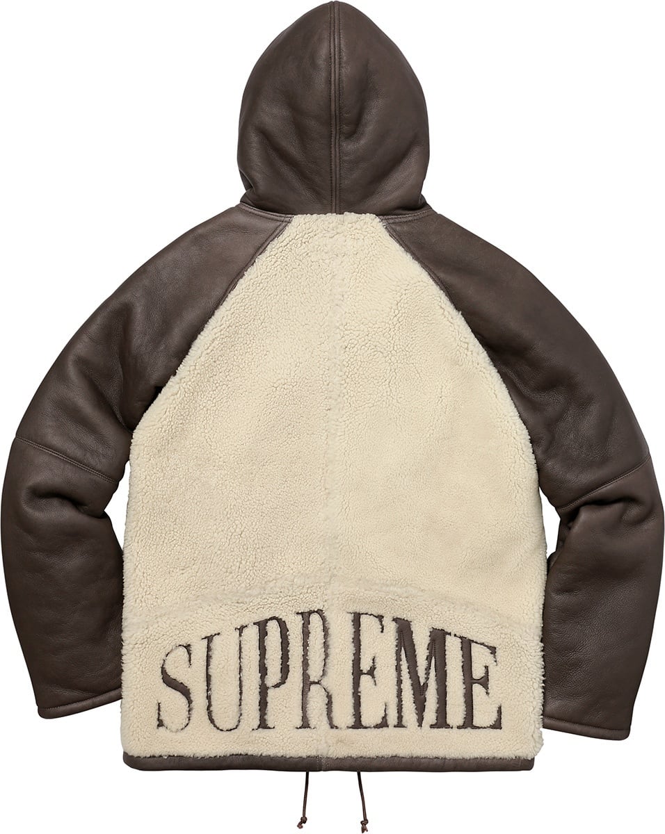 Reversed Shearling Hooded Jacket view 19